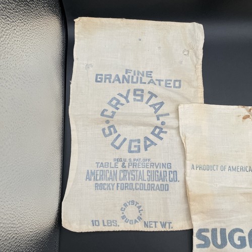 Lot (3) VTG Sugar Bags Salt Lake, UT Rocky Ford, CO 10 & 5 Lb American Farms - Picture 2 of 5