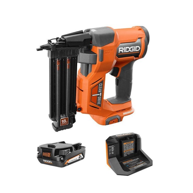 Ridgid Nail Gun 18-Volt Brushless 