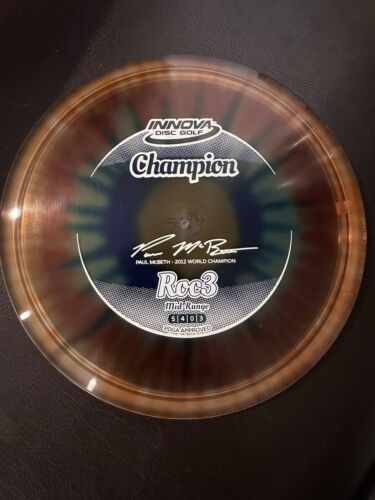 NEW Innova Flydye Champion Roc3 - Paul McBeth 2012 World Champion - 180g 9.75/10 - Picture 5 of 6