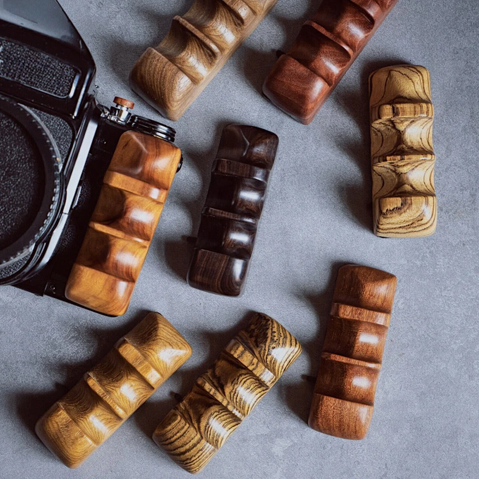 NUEVA empuñadura de madera para cámara para Pentax 67 6 X 7 6*7 soporte de mango derecho 2025 Foto 2 de 4