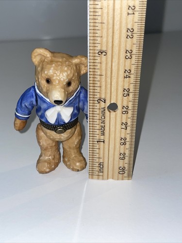 BEARY BEST BEARS CHRISTOFUR Teddy Bear Trinket Box Strung Moveable Ceramic EL5 - Picture 10 of 11