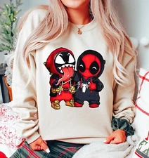 Deadpool And Venom Cosplay Friends Unisex T-shirt Kid Shirt Hoodie 586787