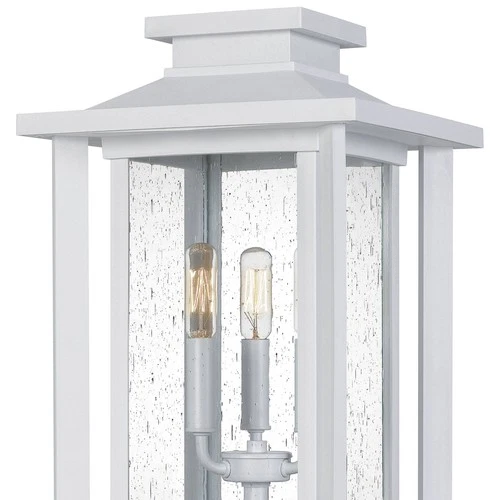 Quoizel Wakefield 19 1/4"H White Lustre Outdoor Post Light - Picture 2 of 3