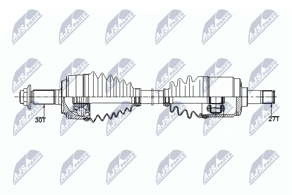Original NTY Drive Shaft NPW-HD-071 For Honda - Image 5