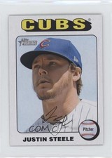 2024 Topps Heritage Mini White Border Justin Steele #278 he0