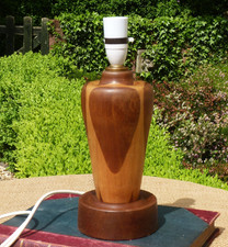 Wooden  Lamp base Working MID CENTURY