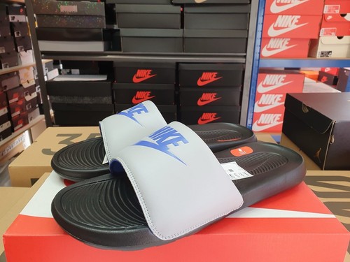 Nike Victori One Slide Grey Game Royal UK 12 US 13 EUR 47,5 CN9675 012 Sliders