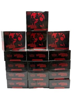 Lote de (16) cajas de entrenamiento élite rivales destinados Pokémon TCG Destinados SELLADAS