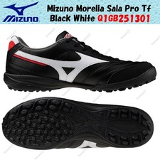 Mizuno Morelia Sala Pro Tf Black White Q1GB251301 Men's Size