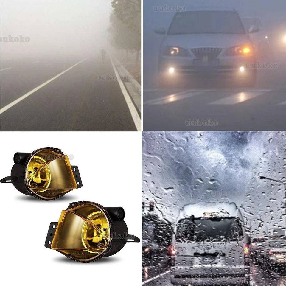 Pair Car Fog Lights Sedan Bumper with Bulbs For BMW E90 E91 328i 330i 2006-2008 Foto 2 de 4