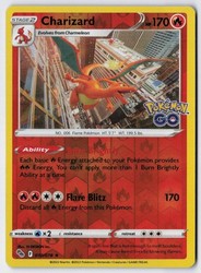 Charizard 010/078 Pokémon GO Reverse Holo Rare