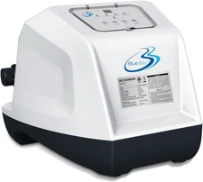 White Saltwater Chlorinator with Timer for Above Ground Pools up to 7k Gal