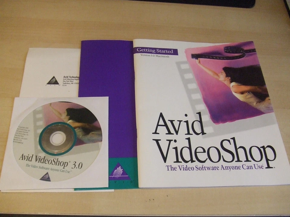 UNTESTED - Avid VideoShop Video Shop Software CR ROM Apple Macintosh 3.0 - Image 1 of 1