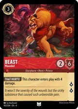 4x Beast - Wounded - 103/204 - Uncommon NM-Mint Disney Lorcana: Ursula's Return