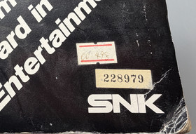 NEO GEO AES Console with Box, Great condition!