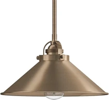 PHPL5451AB Park Harbor PHPL5451 Eldridge 12" Wide Single Light Single Pendant