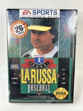 Tony La Russa Baseball Sega Genesis 1993 New Sealed pls read w hanger 26 Cards