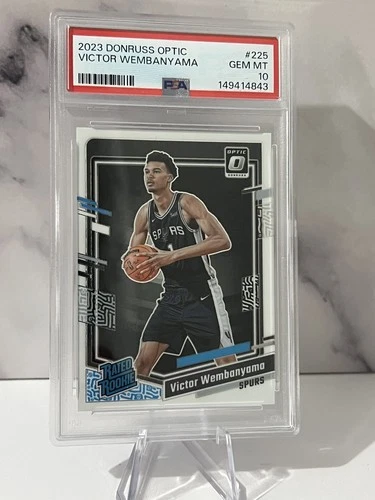 2023-24 Panini Donruss Optic - Rated Rookie Victor Wembanyama #225 (RC) PSA 10
