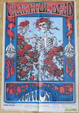 Musik Szene Poster Grateful Dead 1966 Skeleto...