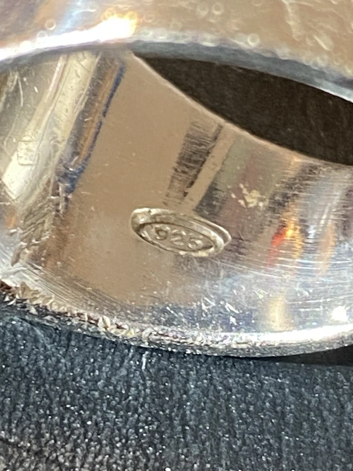 ANELLO SWAROVSKI ORIGINALE VINTAGE in Argento 925 - Immagine 4 di 4