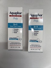 Aquaphor Baby Healing Cream 3 in 1 diaper Rash Cream x2 Exp 7/26