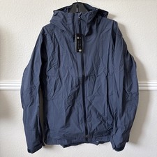 Truwear Voyage Lifestyle Navy Blue Waterproof sealed Rain Jacket Men's 2-4XL NWT