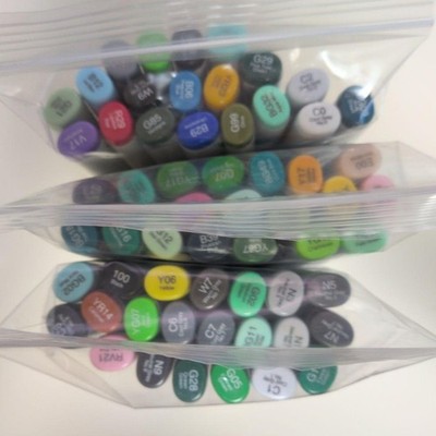Copic Sketch Markers 59 Color Set Anime Manga Art Marker Pen Japan Used