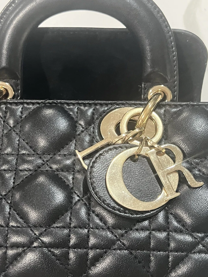 Dior леди D-Joy маленькая сумка черный в отличном состоянии - Изображение 3 из 4