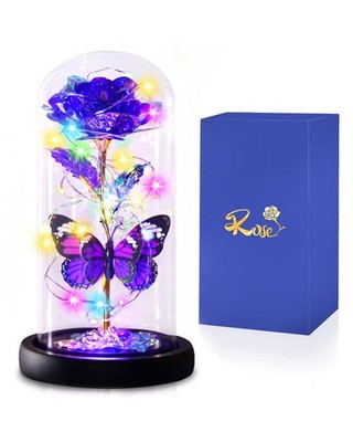 Mothers Day 5 inches (W) x 5 (D) x 10 (H), Butterfly Purple 