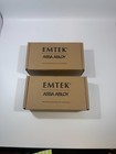 Emtek door knob passage sets (2 complete sets)  Lancaster style US15 finish — photo 3