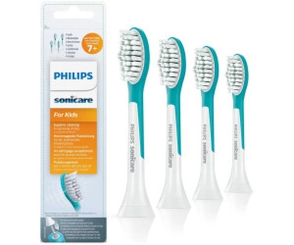 Philips Sonicare For Kids HX6044/33 Original BüRstenköPfe 4Er Pack Neu OVP-image