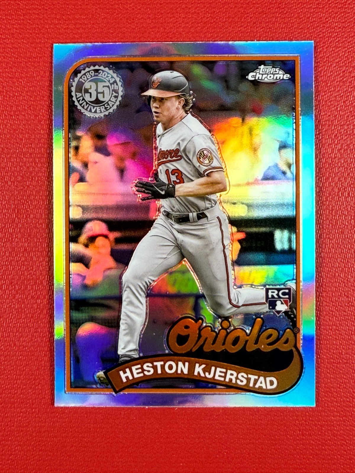 2024 Topps Chrome - 1989 Topps Baseball Heston Kjerstad #89CB-18 (RC)