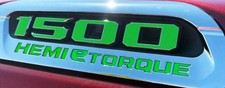 Premium Cast Vinyl Decal Number Inlays For 2021-2026 Ram 1500 Hemi Etorque Hood