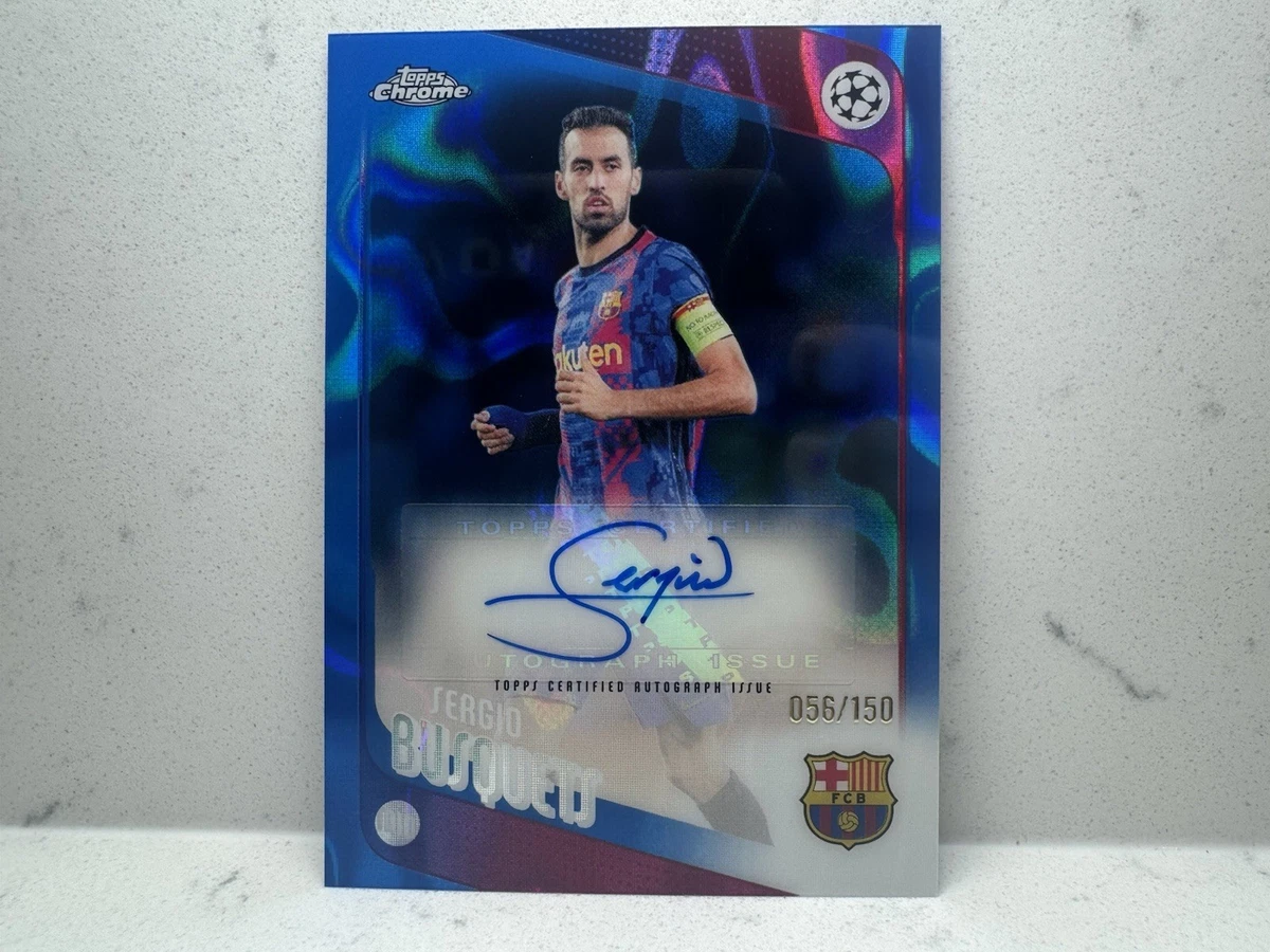 Topps Soccer FC Barcelona Autographed Sports Trading Cards