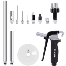 Hromee 12 Pieces High Flow Air Blow Gun Kit with Safe Quiet Xtreme Nozzles Ru...