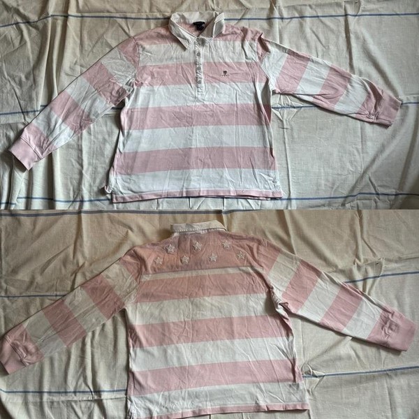 Women Gant Polo Pink Cotton 36 / S / 44