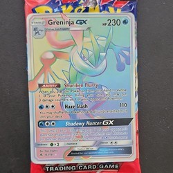 Greninja GX 133/131 Forbidden Light Secret Rare Full Art Holo