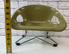 Vintage Cosco  MCM Child Toddler Chair Booster Seat Retro Green