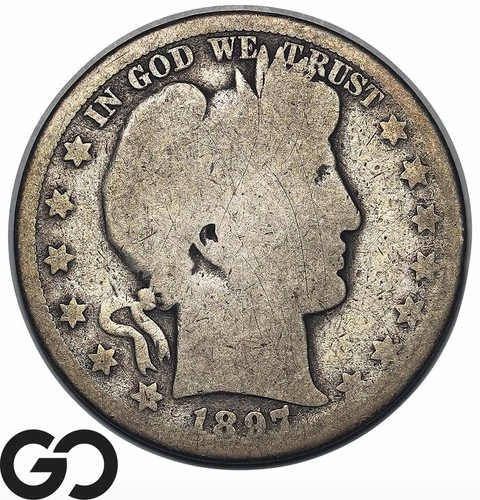1897-O Barber Half Dollar — photo from another recent sale