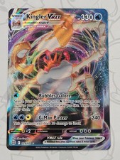 Pokemon TCG Kingler VMAX 029/172 Brilliant Stars Ultra Rare Holo EN 2022 330 HP