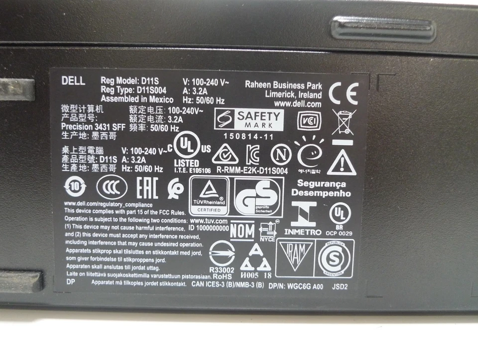 Dell Precision Tower 3431 | i5-9500 | 16GB RAM | 256GB NVME | Linux | No Wifi - Image 4 of 4