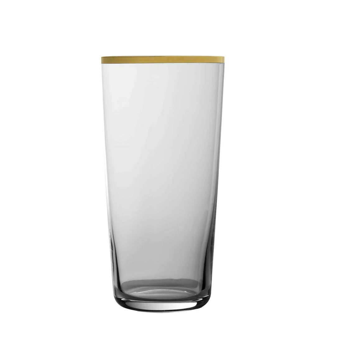Verres highball en cristal Urban Bar Fluet et liseré d'or fin