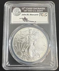 2016 W Silver Eagle PCGS MS70 30th Anniv Lettered Edge Mercanti (BT1309)