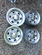 Set Of Four 14x7 Chevrolet Chevy Gm Rally Wheels Camaro Chevelle Nova Rims
