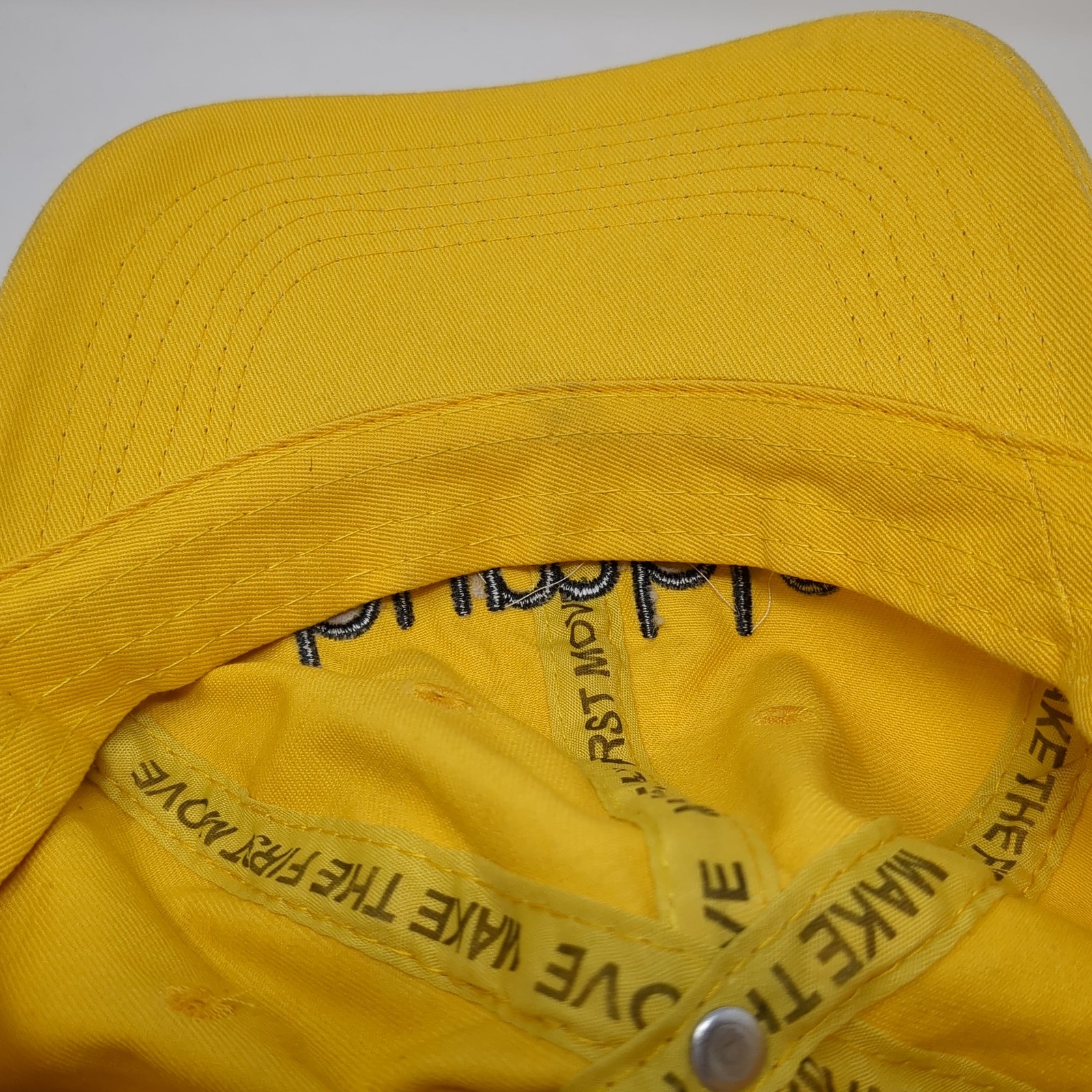 Bumble Strapback Hat Yellow One Size Adjustable E… - image 8