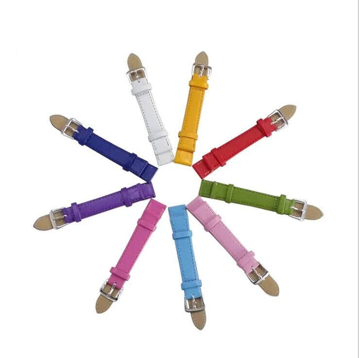 PU Leather Small Watch Strap Band 12 14 16 18 20 22 mm Stainless Steel Buckle - Image 4 of 4