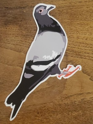 Staple Design Pigeon Bird Sticker 5  x 7.25  Dunk Jeff New York SB Vintage 2000s