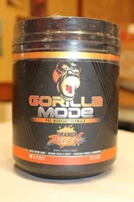Gorilla Mode Pre-Workout Suppliment 40 Svgs. Orange Rush Exp 07/2026 NEW ^