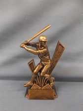 male BASEBALL gold victory statue trophy resin award RF 1901