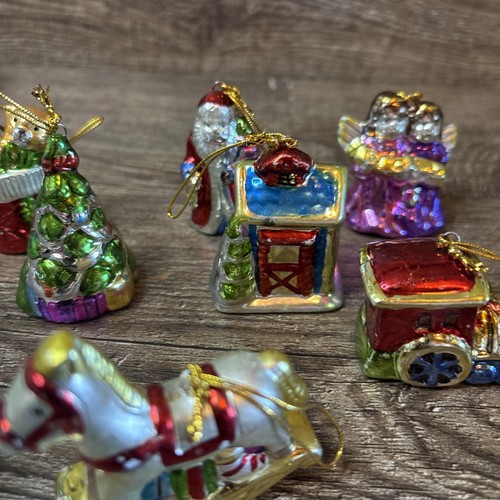 vintage kurt adler mini ornaments Ceramic 8 Piece Set 2” - Picture 6 of 9